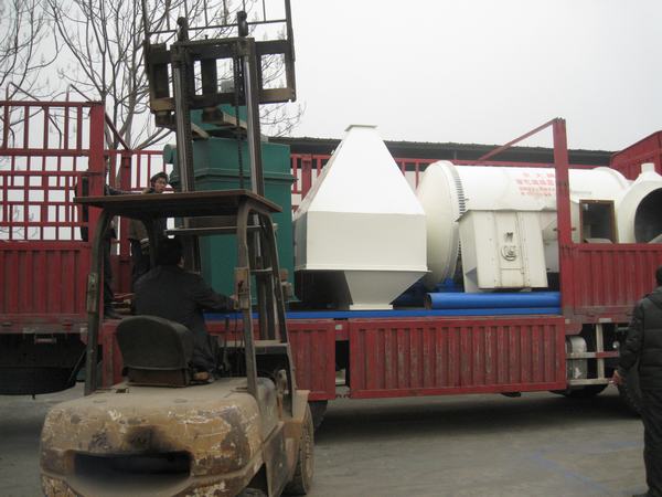 無機保溫砂漿設備發往鄂爾多斯