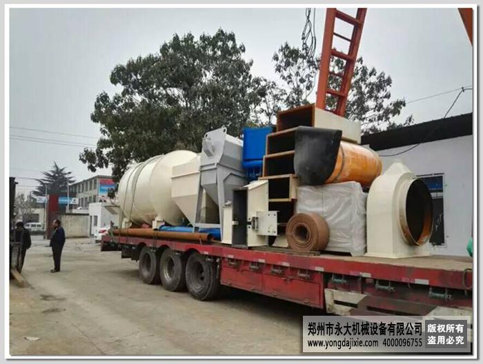 江蘇宿遷干粉砂漿成套設備發貨,配套新型初清篩