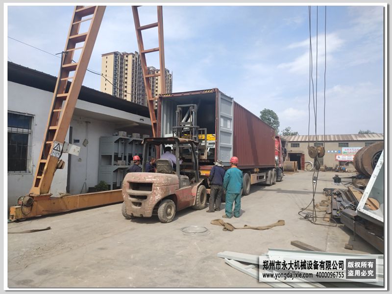 全自動干粉砂漿成套設備出口非洲